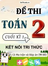 Đề thi Toán Lớp 2 cuối học kì 1 KNTT có Ma trận và Đáp án (11 Đề)